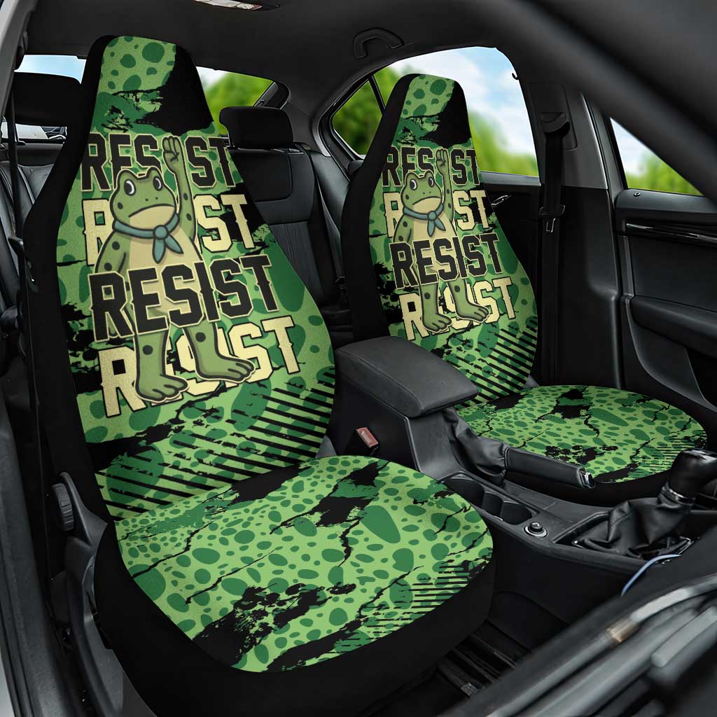 Portland Frog Protest Car Seat Cover Only You Can Prevent Fascism - Wonder Print Shop
