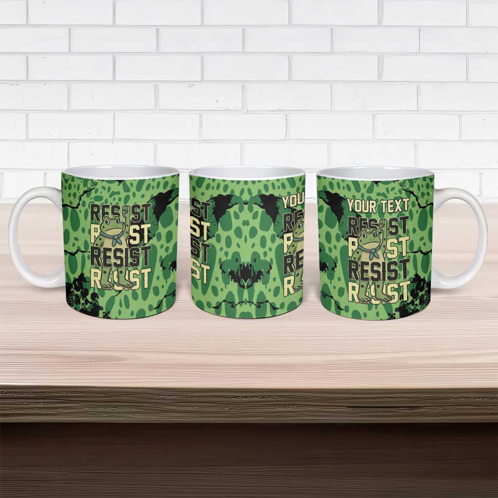 Personalized Portland Frog Protest Ceramic Mug Only You Can Prevent Fascism - Wonder Print Shop
