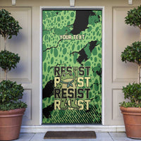 Personalized Portland Frog Protest Door Cover Only You Can Prevent Fascism - Wonder Print Shop