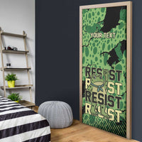 Personalized Portland Frog Protest Door Cover Only You Can Prevent Fascism - Wonder Print Shop