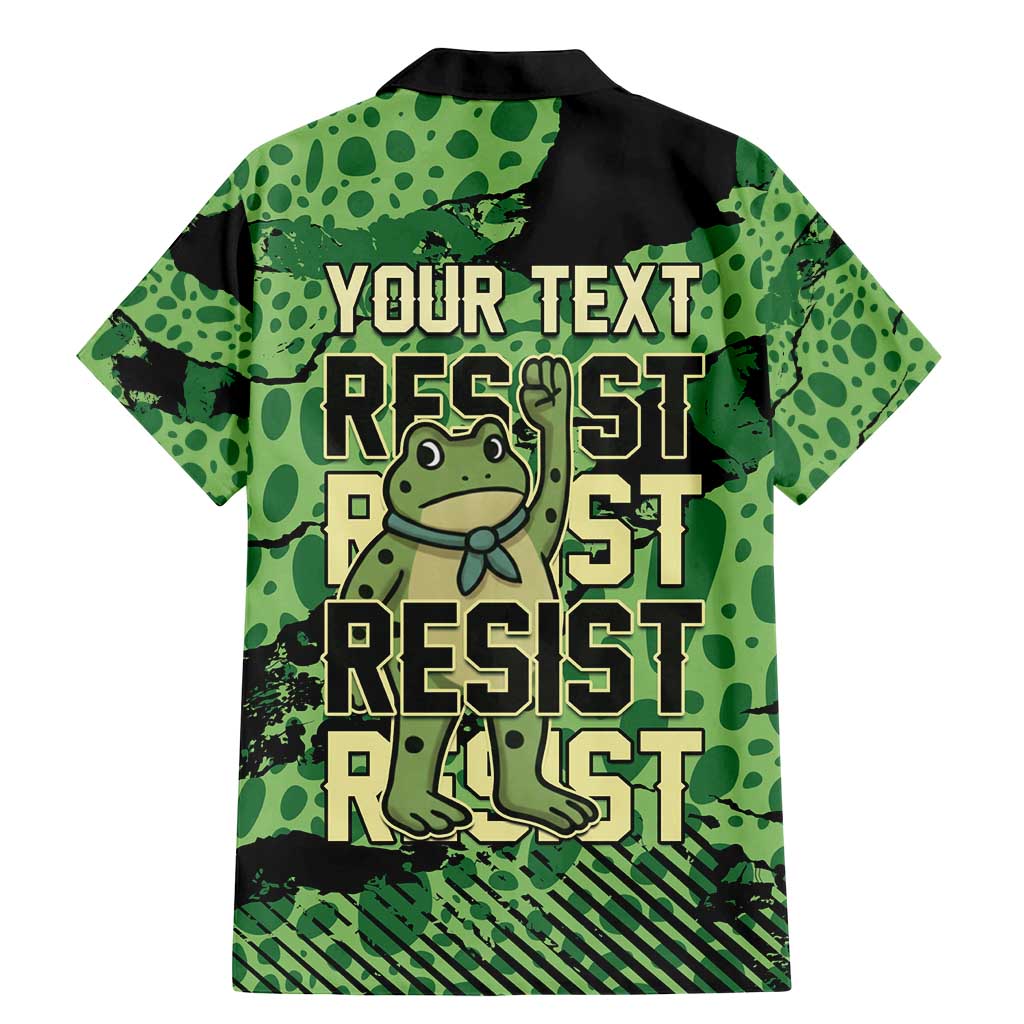 Personalized Portland Frog Protest Family Matching Mermaid Dress and Hawaiian Shirt Only You Can Prevent Fascism - Wonder Print Shop