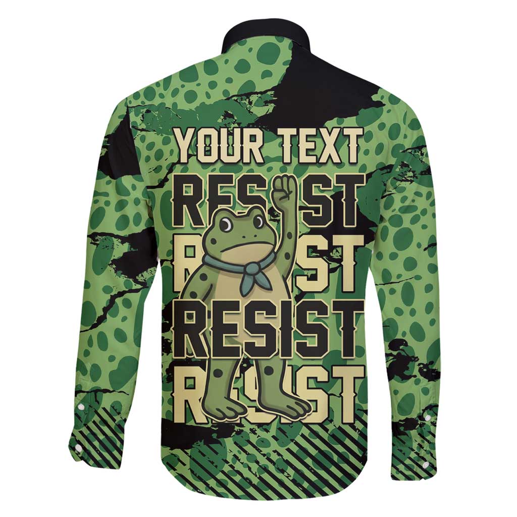 Personalized Portland Frog Protest Family Matching Puletasi and Hawaiian Shirt Only You Can Prevent Fascism - Wonder Print Shop