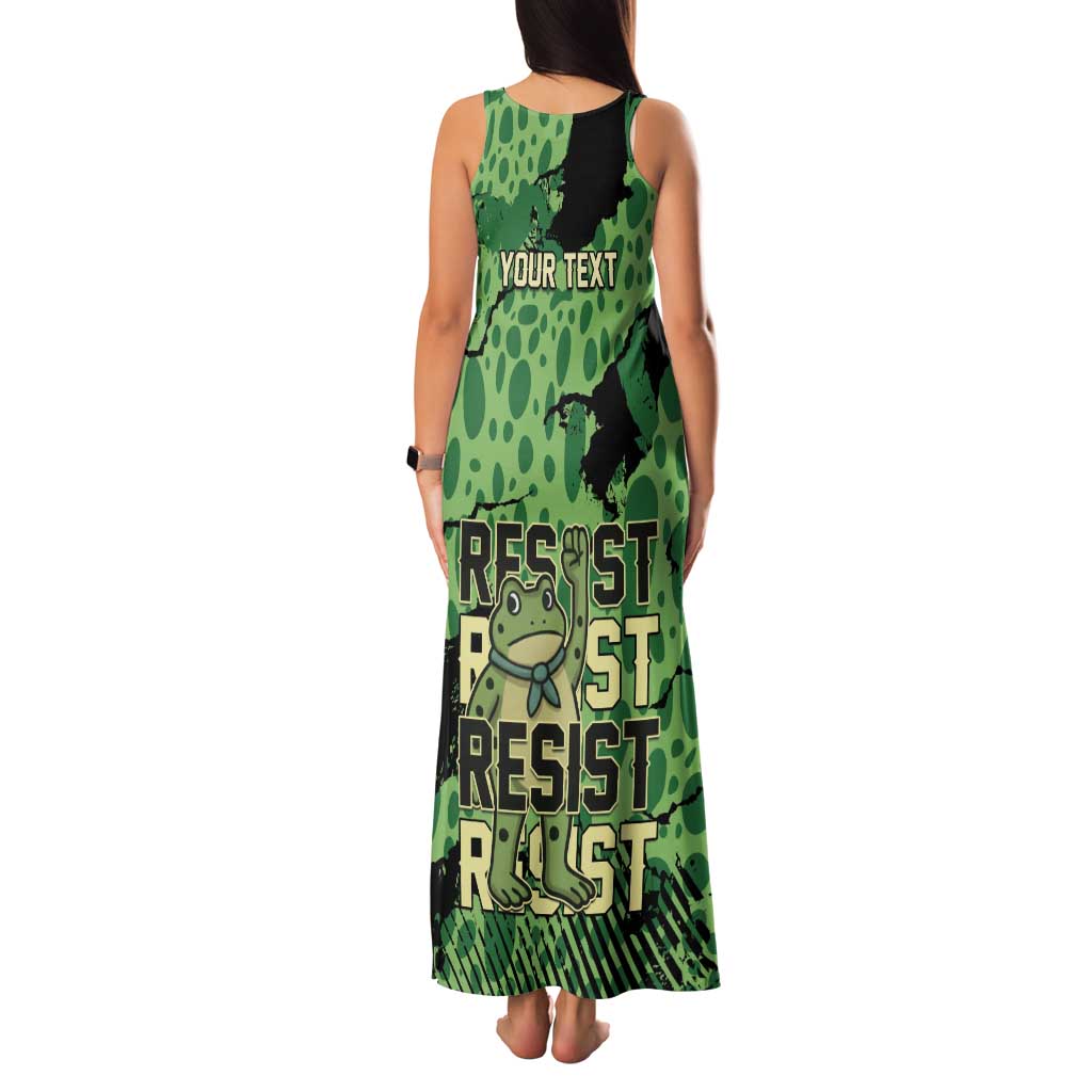 Personalized Portland Frog Protest Family Matching Tank Maxi Dress and Hawaiian Shirt Only You Can Prevent Fascism - Wonder Print Shop