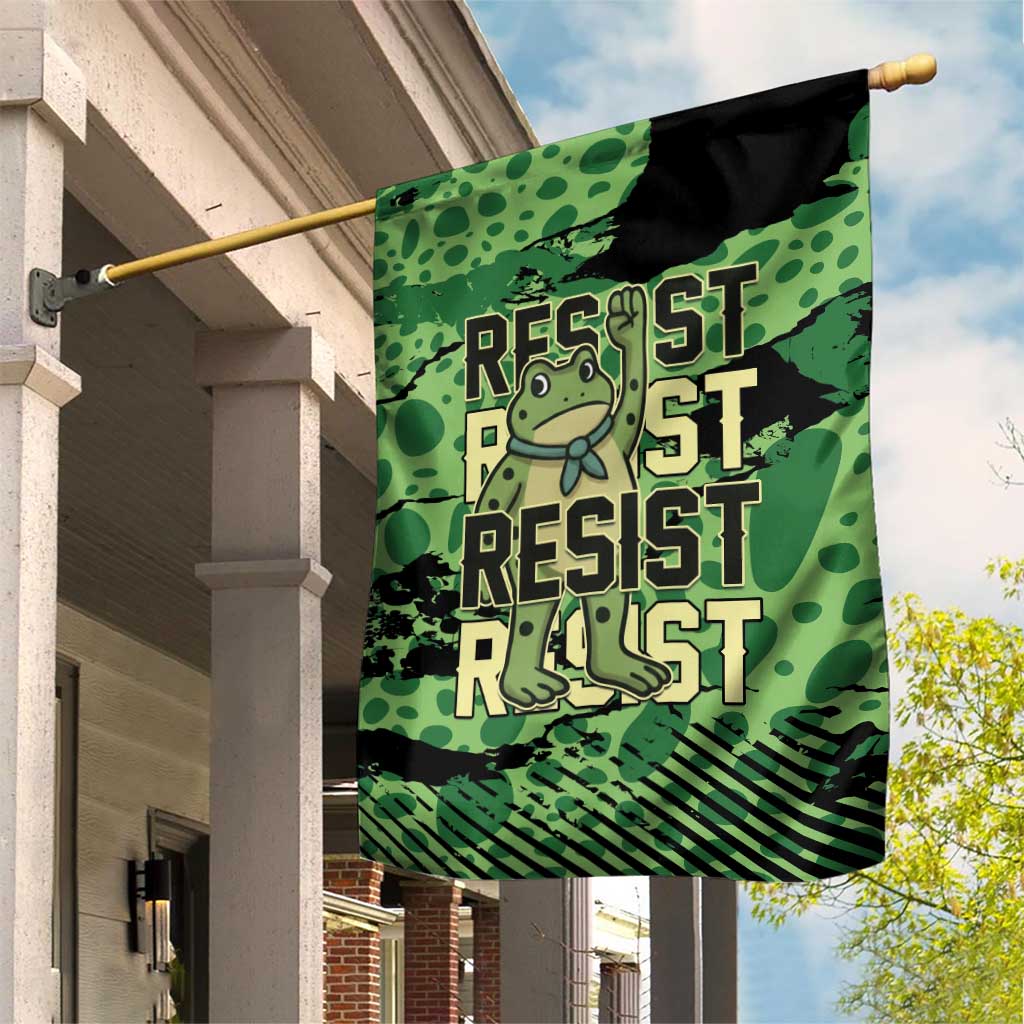 Portland Frog Protest Garden Flag Only You Can Prevent Fascism - Wonder Print Shop