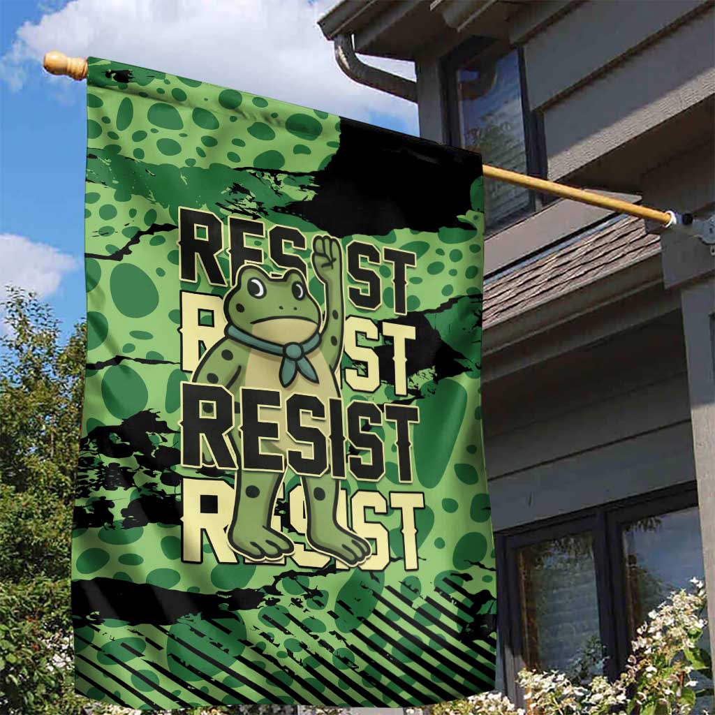Portland Frog Protest Garden Flag Only You Can Prevent Fascism - Wonder Print Shop