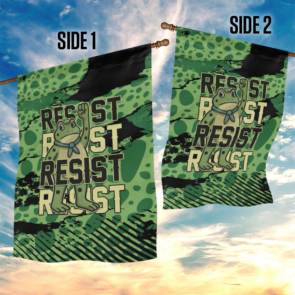 Portland Frog Protest Garden Flag Only You Can Prevent Fascism - Wonder Print Shop