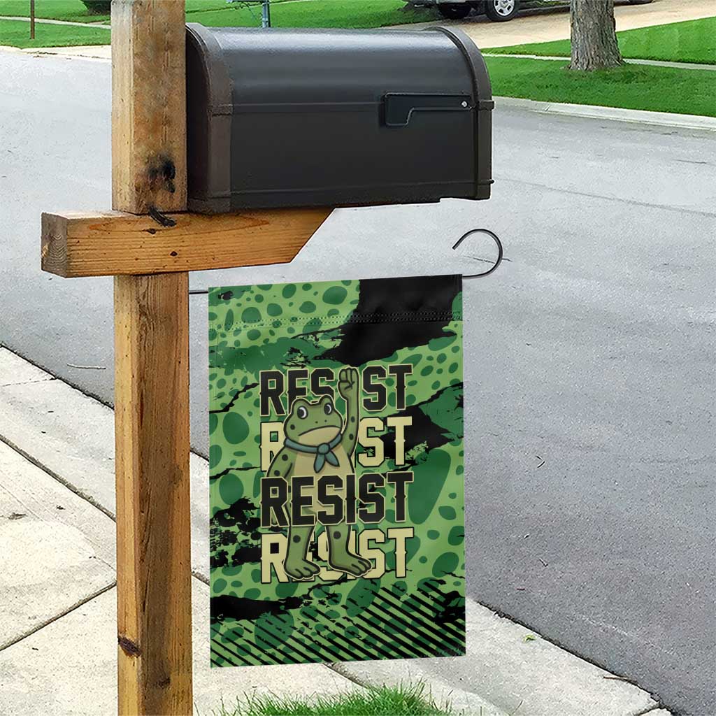 Portland Frog Protest Garden Flag Only You Can Prevent Fascism - Wonder Print Shop