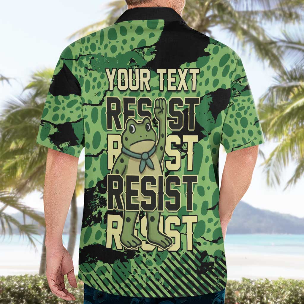 Personalized Portland Frog Protest Hawaiian Shirt Only You Can Prevent Fascism - Wonder Print Shop