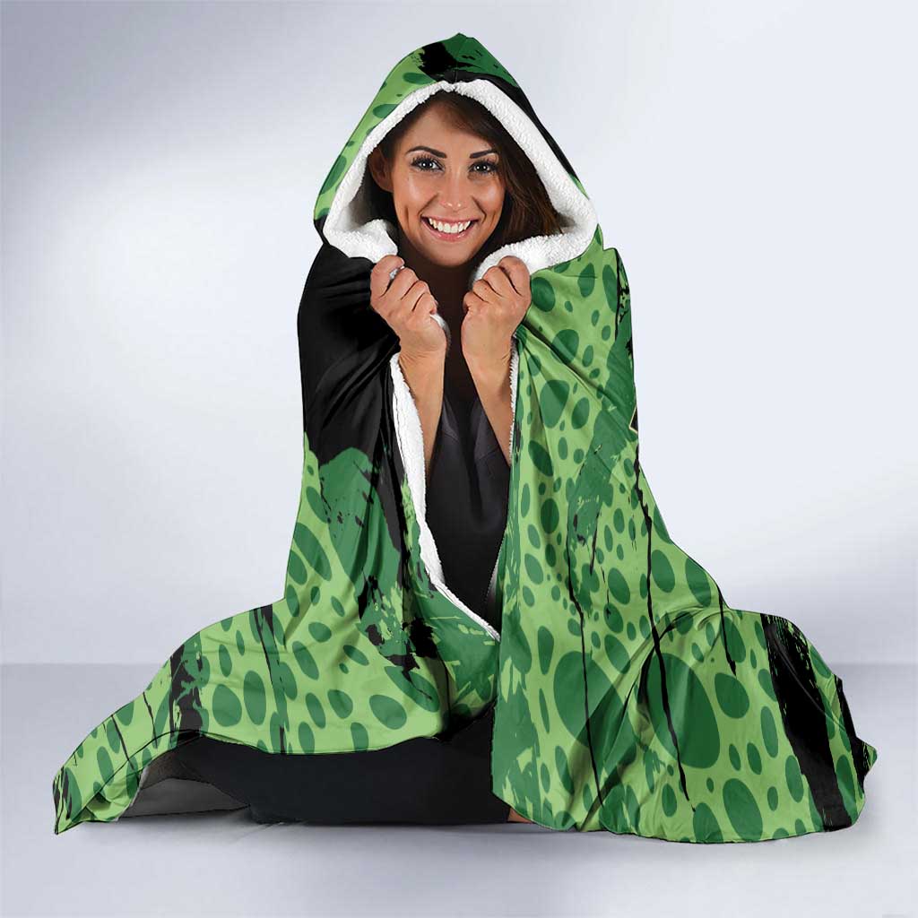 Portland Frog Protest Hooded Blanket Only You Can Prevent Fascism - Wonder Print Shop