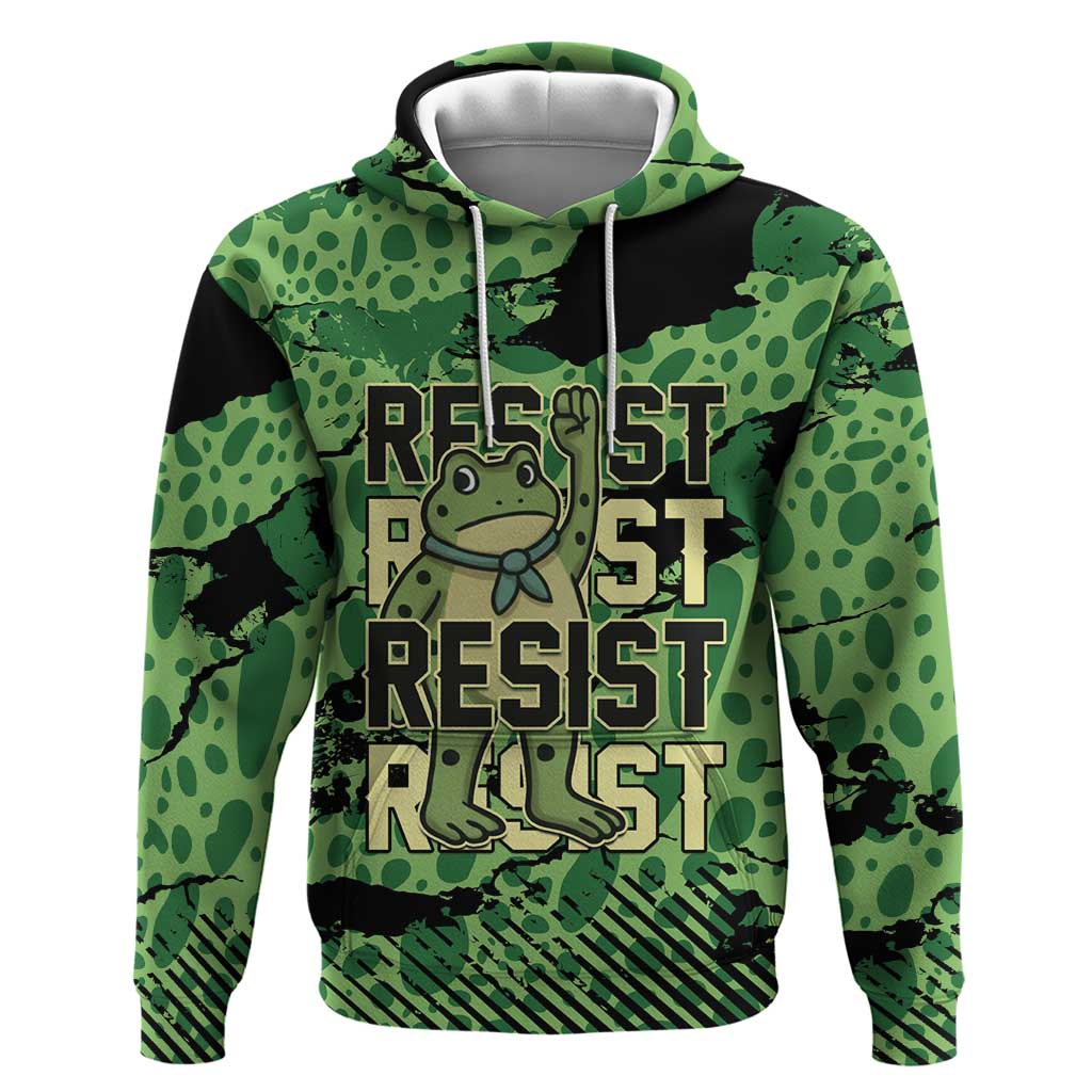 Personalized Portland Frog Protest Hoodie Only You Can Prevent Fascism - Wonder Print Shop