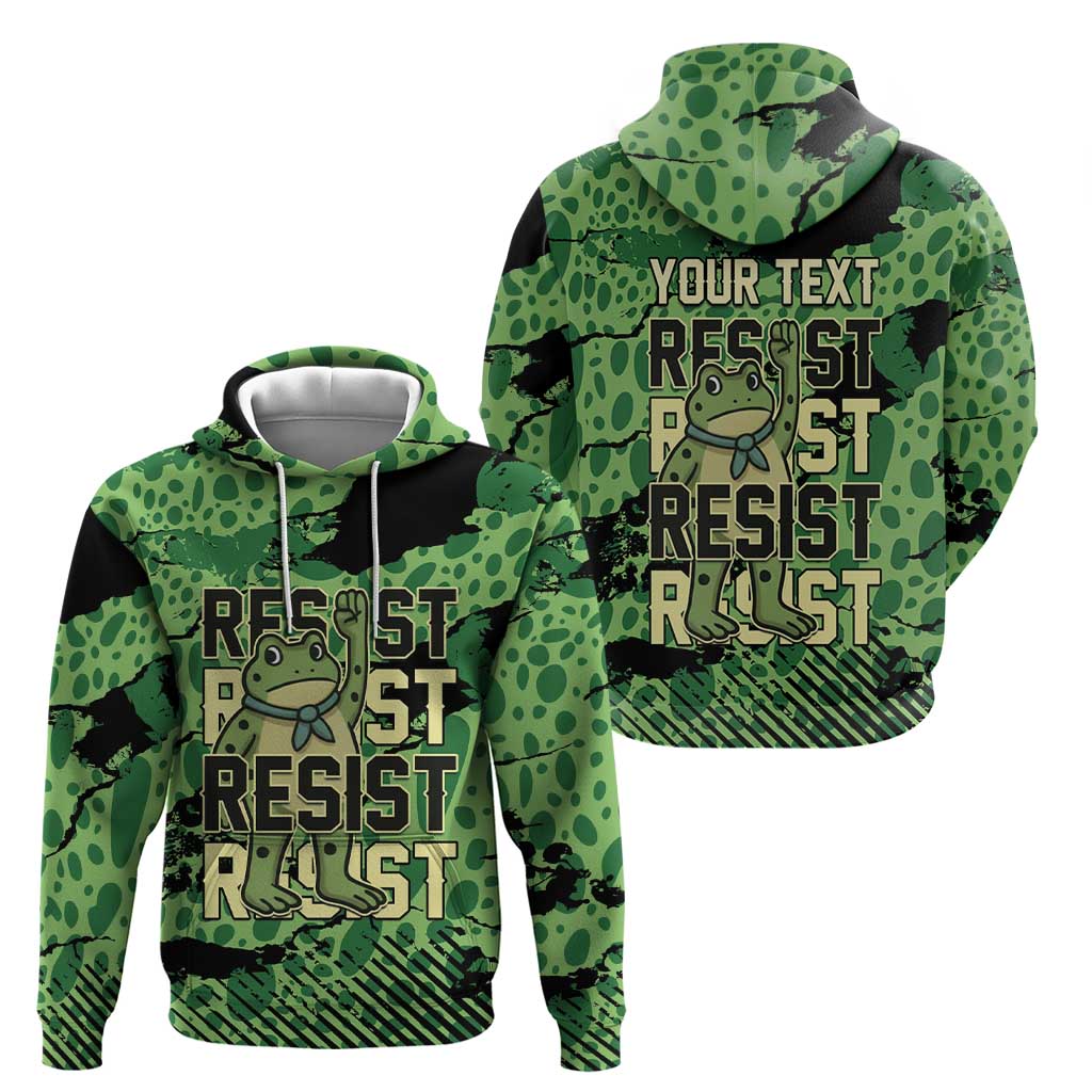 Personalized Portland Frog Protest Hoodie Only You Can Prevent Fascism - Wonder Print Shop