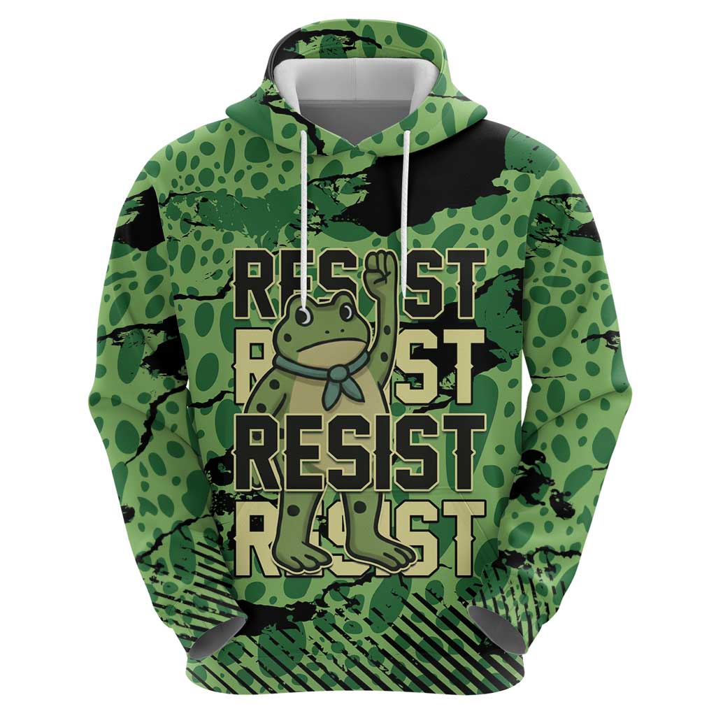 Personalized Portland Frog Protest Hoodie Only You Can Prevent Fascism - Wonder Print Shop