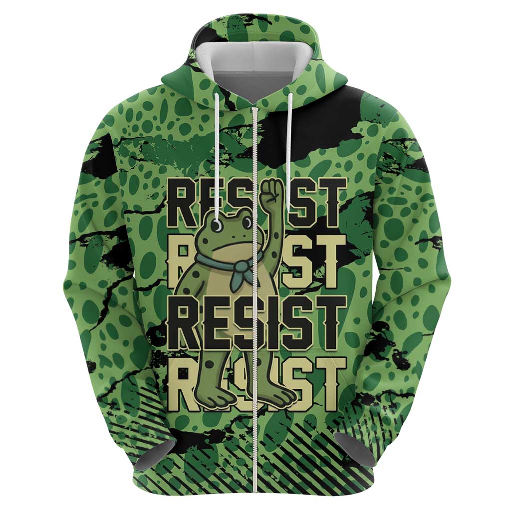 Personalized Portland Frog Protest Hoodie Only You Can Prevent Fascism - Wonder Print Shop