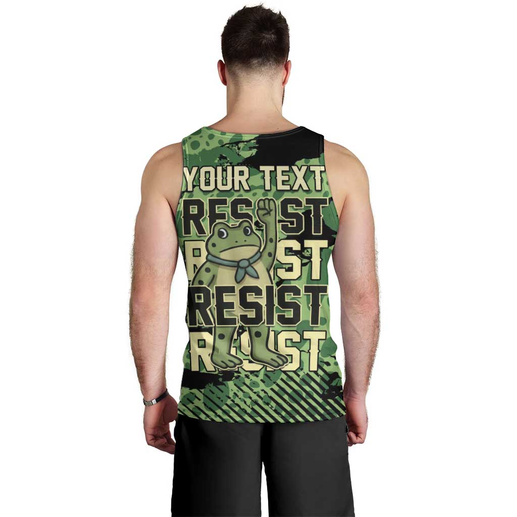 Personalized Portland Frog Protest Men Tank Top Only You Can Prevent Fascism - Wonder Print Shop