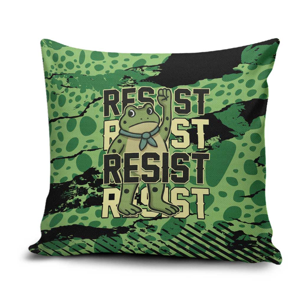 Portland Frog Protest Pillow Cover Only You Can Prevent Fascism - Wonder Print Shop