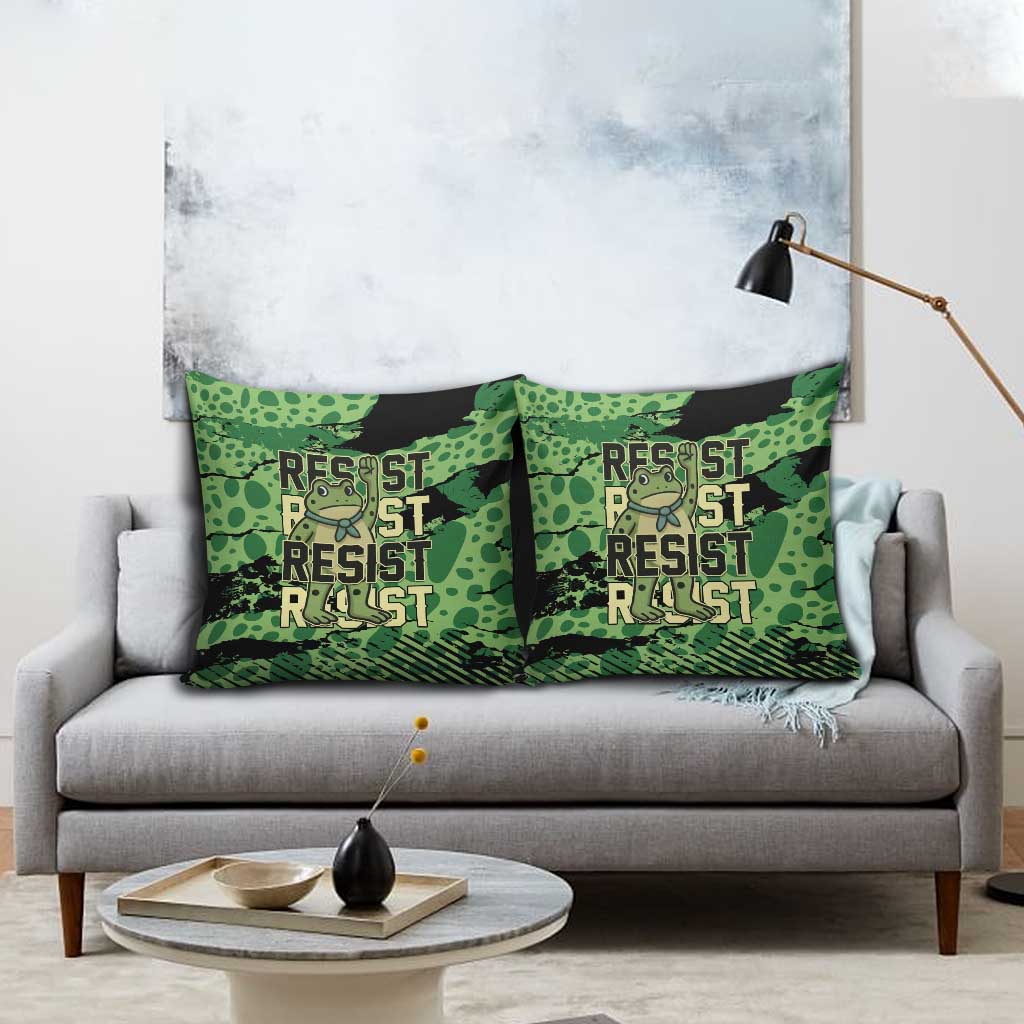 Portland Frog Protest Pillow Cover Only You Can Prevent Fascism - Wonder Print Shop
