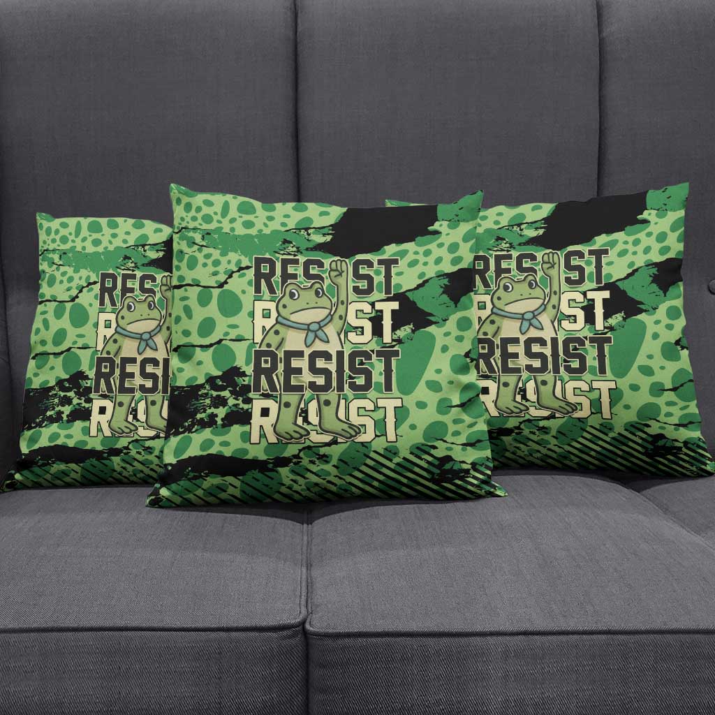 Portland Frog Protest Pillow Cover Only You Can Prevent Fascism - Wonder Print Shop