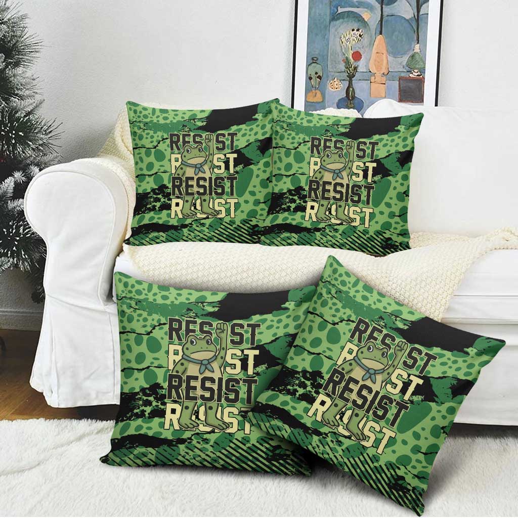 Portland Frog Protest Pillow Cover Only You Can Prevent Fascism - Wonder Print Shop