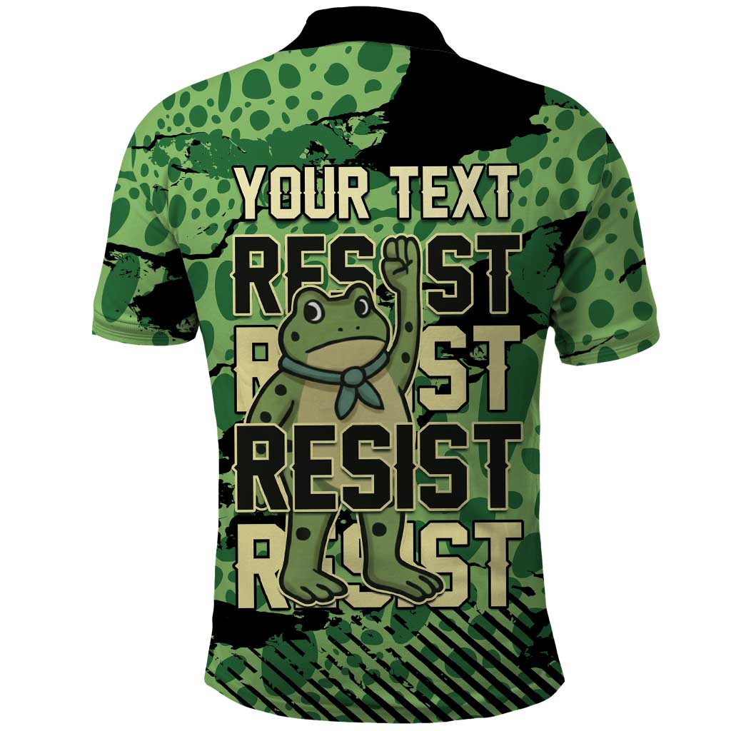 Personalized Portland Frog Protest Polo Shirt Only You Can Prevent Fascism - Wonder Print Shop