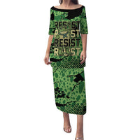 Personalized Portland Frog Protest Puletasi Only You Can Prevent Fascism - Wonder Print Shop