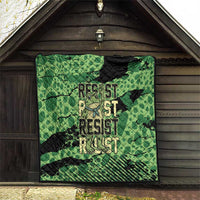 Portland Frog Protest Quilt Only You Can Prevent Fascism - Wonder Print Shop