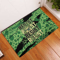 Portland Frog Protest Rubber Doormat Only You Can Prevent Fascism - Wonder Print Shop