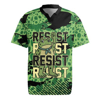 Personalized Portland Frog Protest Rugby Jersey Only You Can Prevent Fascism - Wonder Print Shop