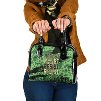 Portland Frog Protest Shoulder Handbag Only You Can Prevent Fascism - Wonder Print Shop