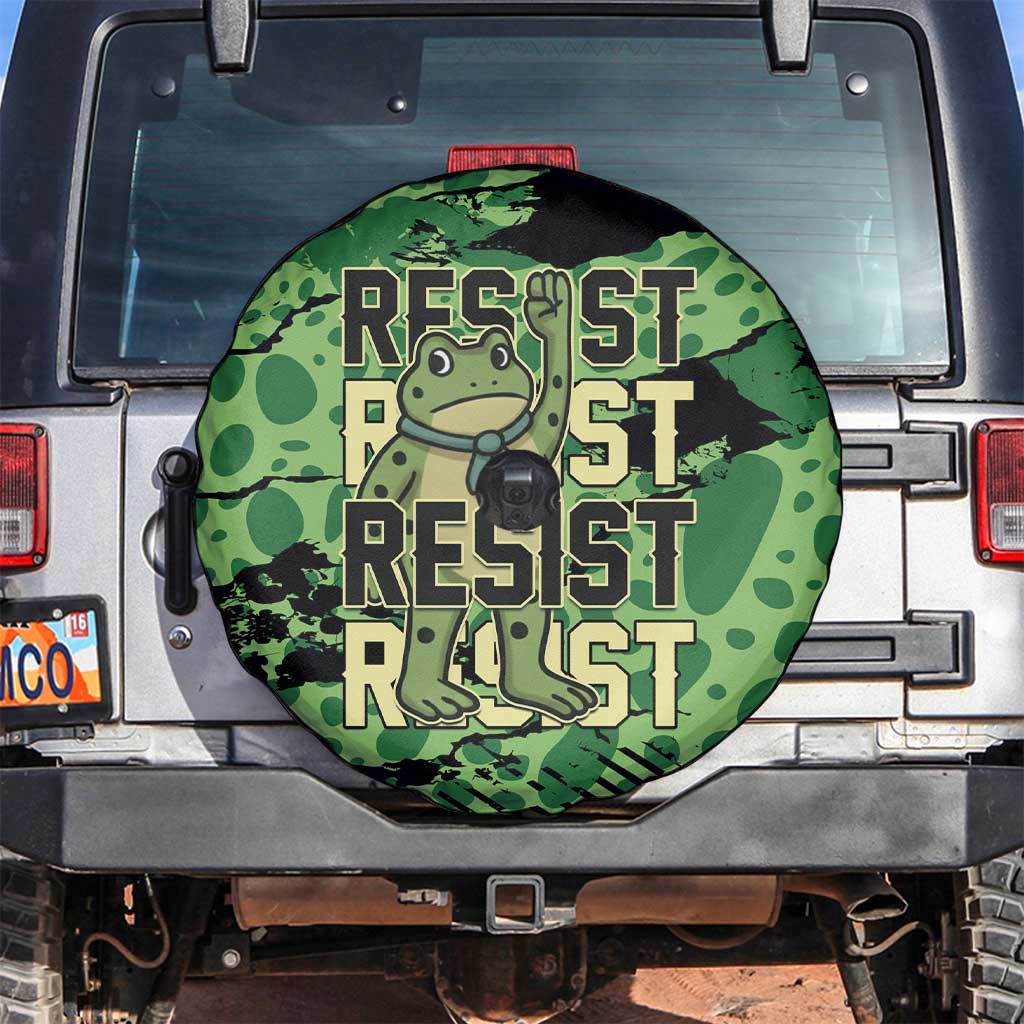 Portland Frog Protest Spare Tire Cover Only You Can Prevent Fascism - Wonder Print Shop