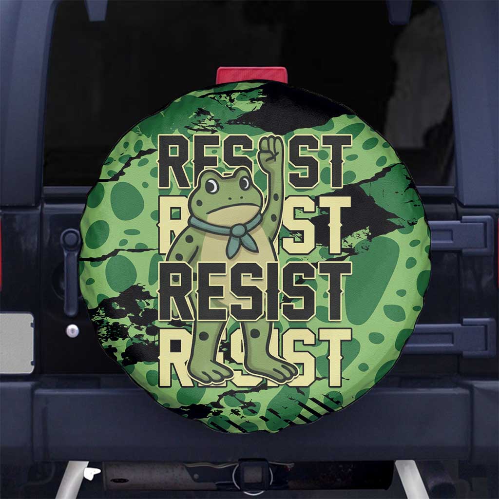 Portland Frog Protest Spare Tire Cover Only You Can Prevent Fascism - Wonder Print Shop