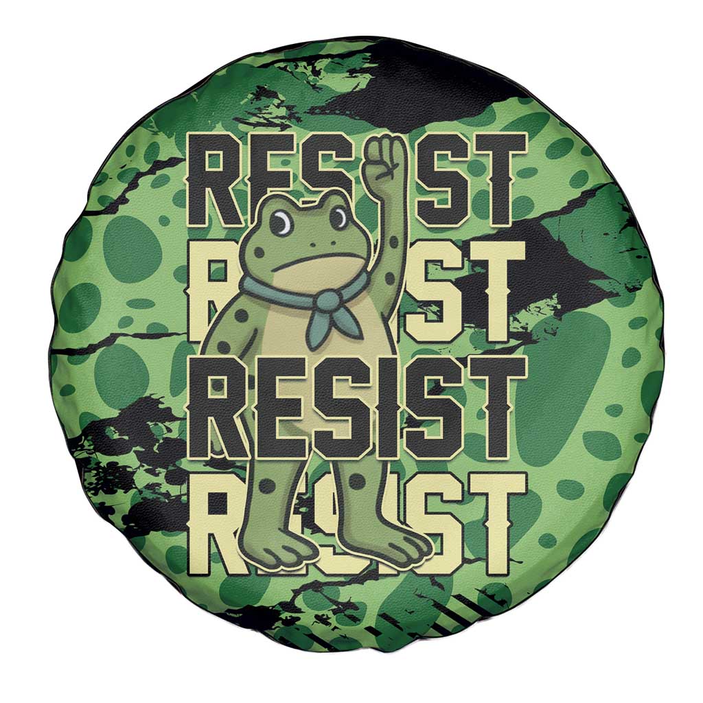 Portland Frog Protest Spare Tire Cover Only You Can Prevent Fascism - Wonder Print Shop