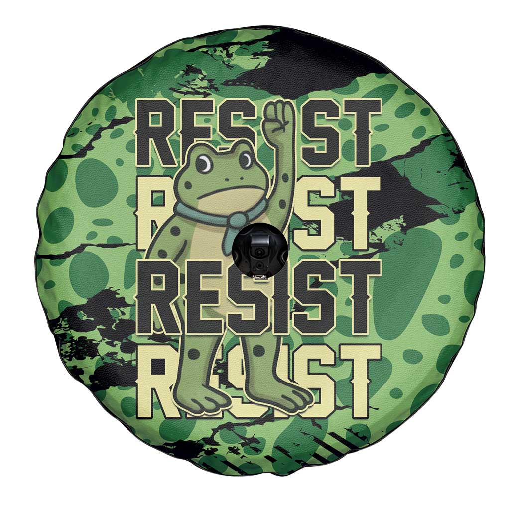 Portland Frog Protest Spare Tire Cover Only You Can Prevent Fascism - Wonder Print Shop