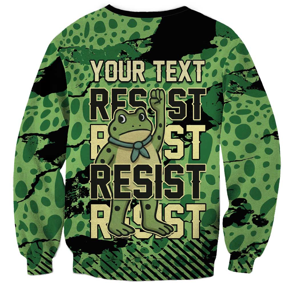 Personalized Portland Frog Protest Sweatshirt Only You Can Prevent Fascism - Wonder Print Shop