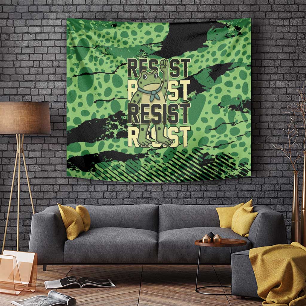 Portland Frog Protest Tapestry Only You Can Prevent Fascism - Wonder Print Shop