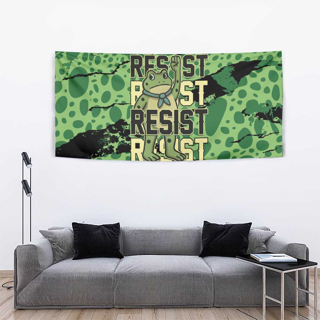 Portland Frog Protest Tapestry Only You Can Prevent Fascism - Wonder Print Shop