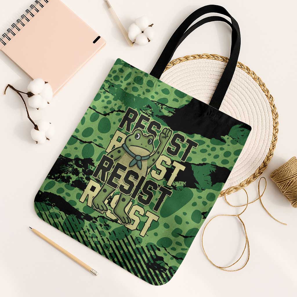Portland Frog Protest Tote Bag Only You Can Prevent Fascism - Wonder Print Shop