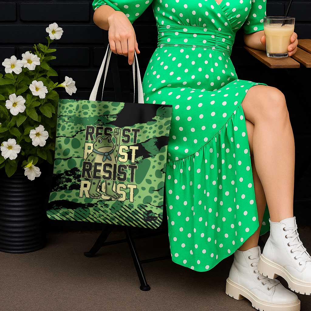 Portland Frog Protest Tote Bag Only You Can Prevent Fascism - Wonder Print Shop