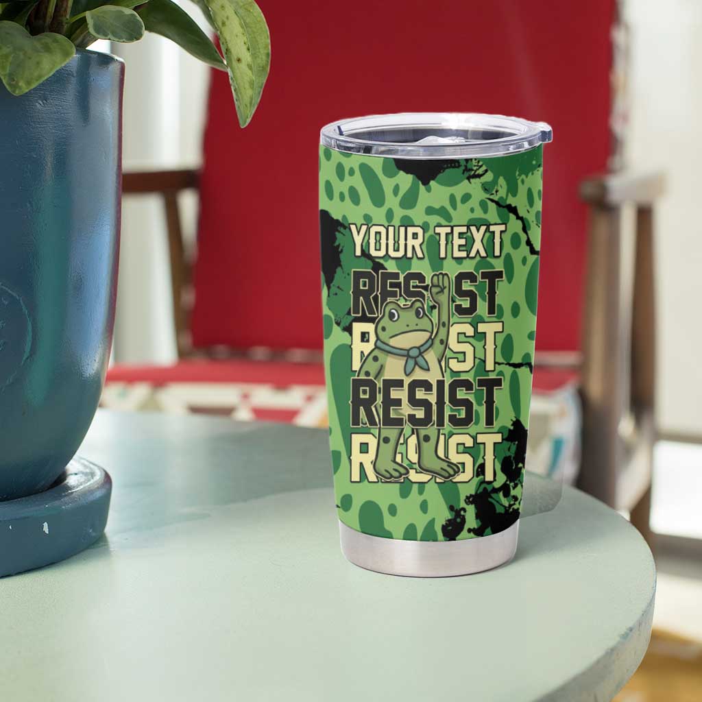 Personalized Portland Frog Protest Tumbler Cup Only You Can Prevent Fascism - Wonder Print Shop
