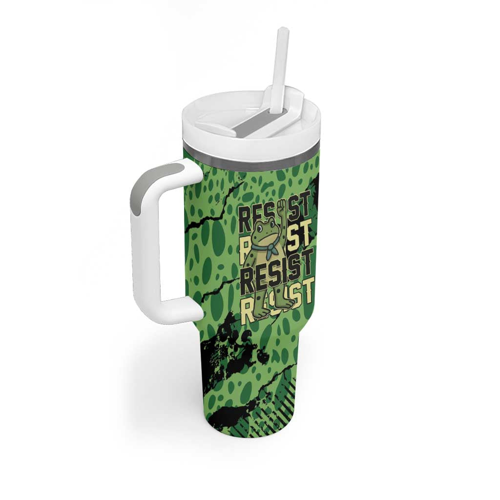 Personalized Portland Frog Protest Tumbler With Handle Only You Can Prevent Fascism - Wonder Print Shop