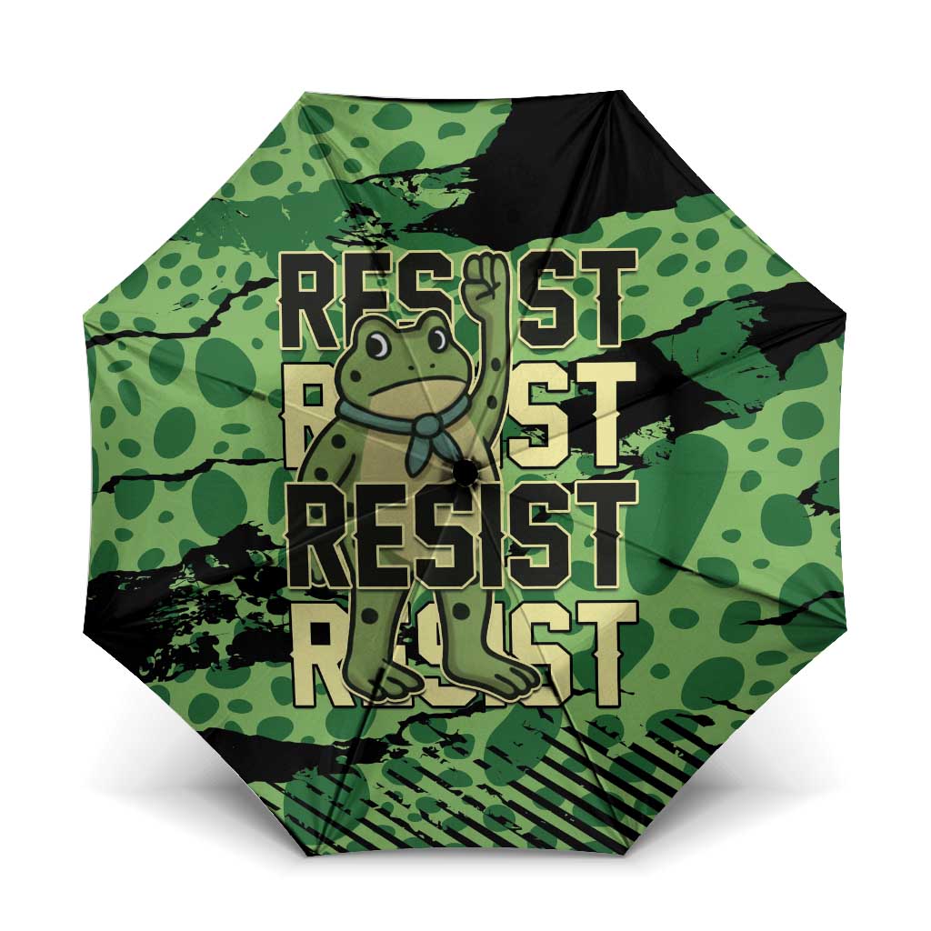 Portland Frog Protest Umbrella Only You Can Prevent Fascism - Wonder Print Shop