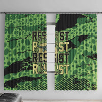Portland Frog Protest Window Curtain Only You Can Prevent Fascism - Wonder Print Shop