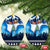 New York Christmas Ceramic Ornament Manhattan Statue Of Liberty - Wonder Print Shop