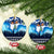 New York Christmas Ceramic Ornament Manhattan Statue Of Liberty - Wonder Print Shop
