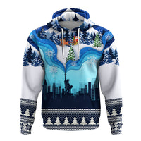 New York Christmas Hoodie Manhattan Statue Of Liberty - Wonder Print Shop