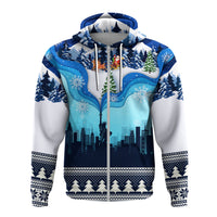 New York Christmas Hoodie Manhattan Statue Of Liberty - Wonder Print Shop