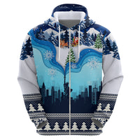 New York Christmas Hoodie Manhattan Statue Of Liberty - Wonder Print Shop