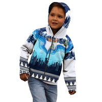 New York Christmas Kid Hoodie Manhattan Statue Of Liberty - Wonder Print Shop