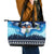 New York Christmas Leather Tote Bag Manhattan Statue Of Liberty - Wonder Print Shop