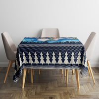 New York Christmas Tablecloth Manhattan Statue Of Liberty - Wonder Print Shop