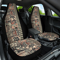 Hawaiian Quilt Car Seat Cover Hibiscus Kakau Vintage Style - Wonder Print Shop